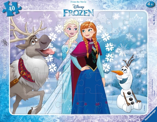 Ravensburger dėlionė Ledo karalystė Anna ir Elsa 40 dalių