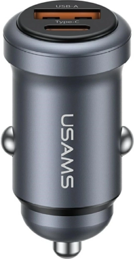 Automobilinis įkroviklis USAMS 30 W USB-A ir USB-C