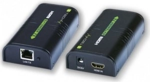 HDMI Extender/Splitter over Ethernet up to 120m, Black