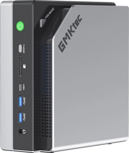 Mini PC GMK EVO‑X1 su AMD Ryzen AI 9 HX 370, 128 GB RAM ir 2 TB SSD