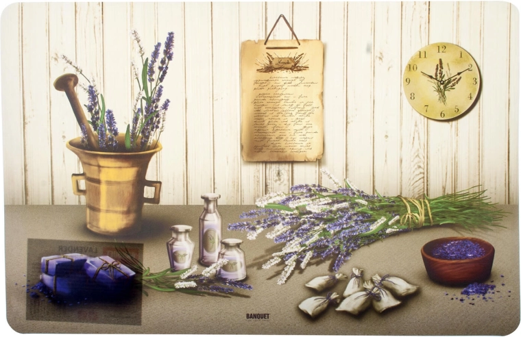 Plastic Placemat LAVENDER 43 × 28 cm