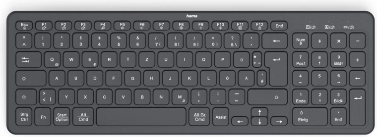 Wireless Keyboard Hama WK-300 Black