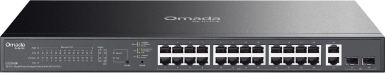 Omada easy managed 28-port gigabit PoE+ switch