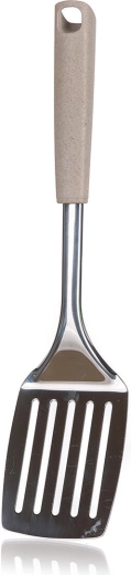 NATURAL slotted turner 34.5 × 8 cm (stainless steel/PP)