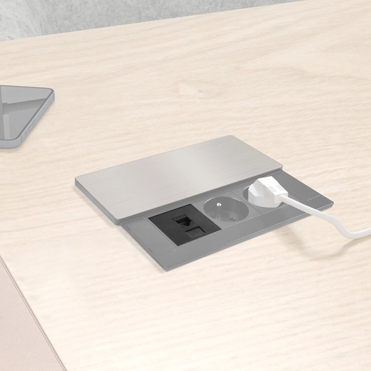 Ethernet RJ45 directly in the desk