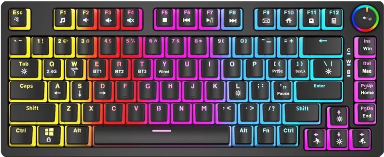 Wireless Mechanical Keyboard Savio Phenix RGB
