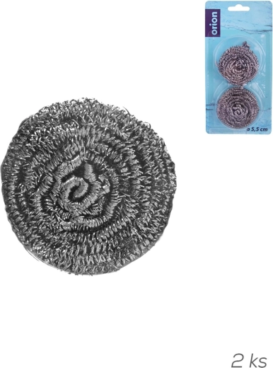Metalinė šveitimo kempinėlė 6,5 cm (2 vnt.)