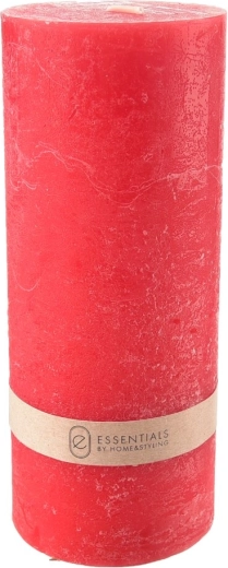Raudona dekoratyvinė žvakė 390 g