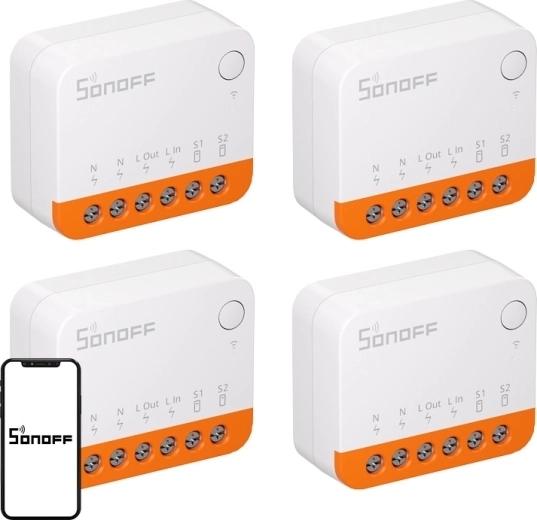 Sonoff MINIR4 Extreme smart Wi‑Fi switch (set of 4 pcs)