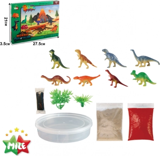 3D scena „Dinozaurai“ DIY MILE