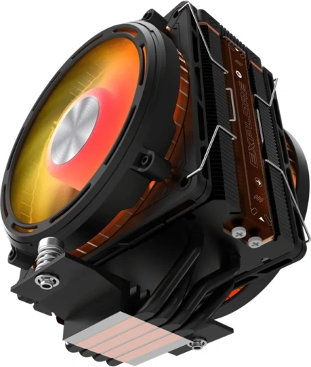 Push‑pull dual‑fan cooling for maximum airflow