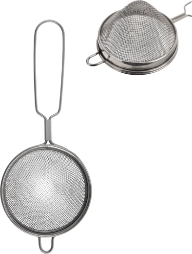 Stainless steel double kitchen strainer 7 cm