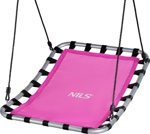 Rectangular Stork Nest Swing NILS Camp pink