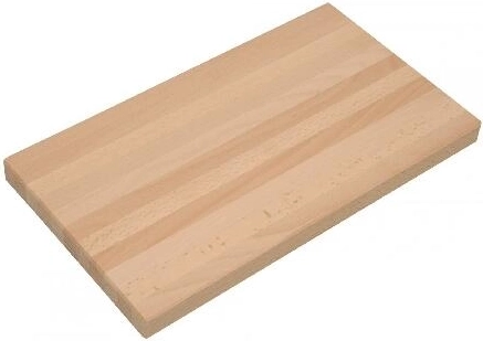 Kitchen cutting board for meat made of beech wood 30 × 22 × 2 cm