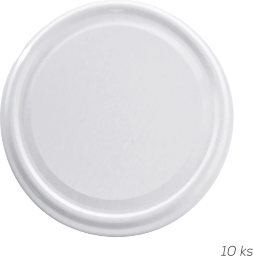 Metalinis dangtelis 100 mm baltas (10 vnt.)