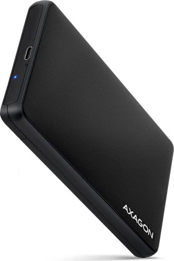 Plastic Case 2.5'' USB-C 3.2 Gen 1, Screwless Black