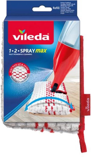 Vileda 1-2 Spray Max – atsarginė dvipusė šluostė šluostiniam mopui