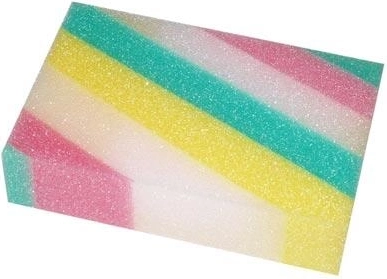Rainbow Bath Sponge 14 × 9 × 3.5 cm