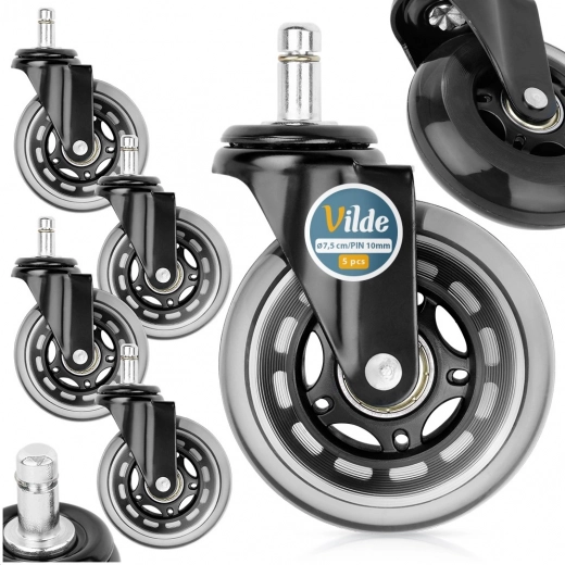 Tylus ir sklandus riedėjimas ant kietų grindų