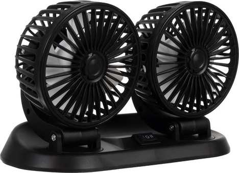 Two independent heads for targeted airflow