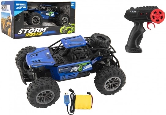 Nuotolinio valdymo visureigis Buggy mėlynas