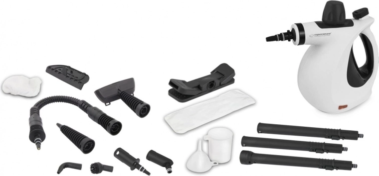 16 attachments for versatile cleaning