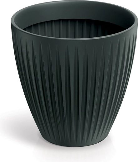 Gėlių vazonas Latia Round Midl 40 cm, antracito