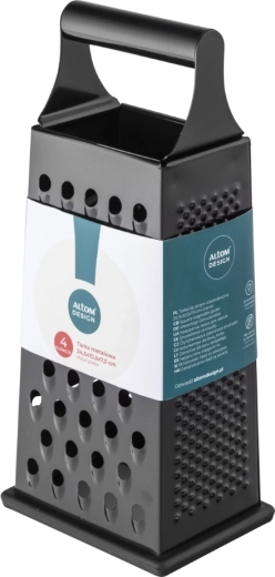 Durable metal construction in elegant black