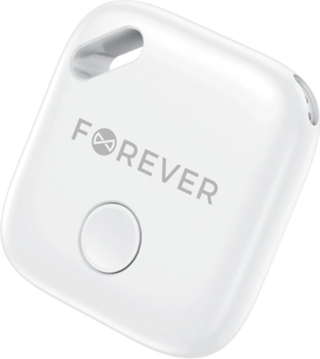 Forever FT-100 white Bluetooth locator with Apple Find My support