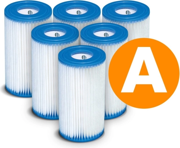 Popierinių filtrų rinkinys filtravimo pompai Tipas A (6 vnt.) INTEX