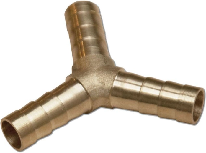 Brass Y Hose Splitter 8 mm