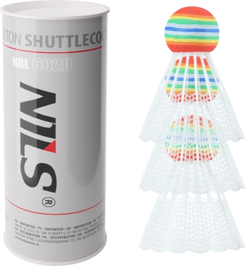 Badmintono kamuoliukai Nils NBL6020 – 3 vnt.