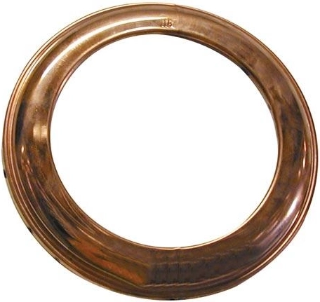 Copper stove pipe escutcheon 112 mm