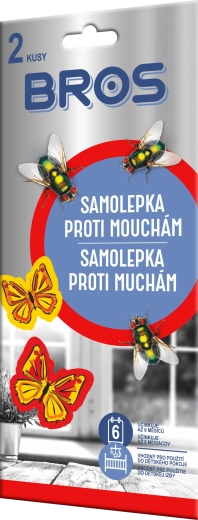Bros lipdukai nuo musių 2 vnt.
