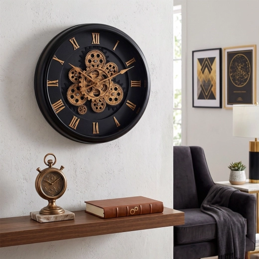 Prominent 40 cm diameter for great readability