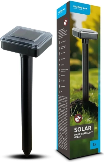 Modee saulės energija maitinamas kurmių atbaidytuvas 39 cm