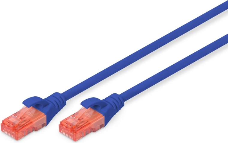 Patch cable U/UTP category 6 PVC 2m blue