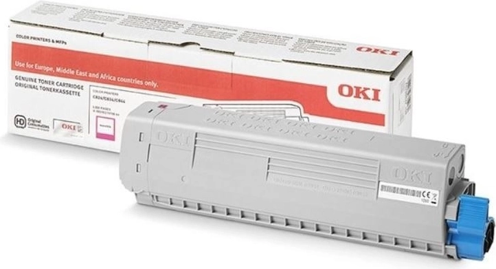 Magenta toner for printer C824, C834, C844 - capacity 5000 pages