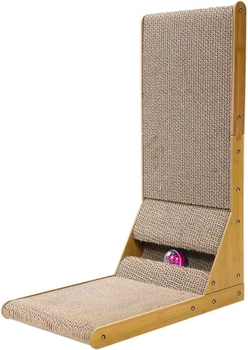 2-in-1 corner design: vertical and horizontal scratching