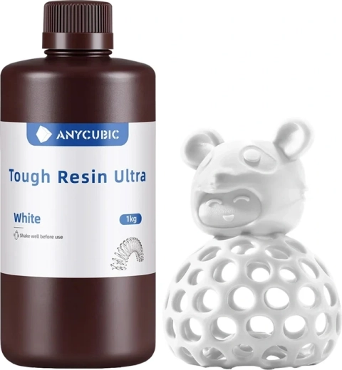 Anycubic Tough Resin Ultra balta derva 3D spausdinimui