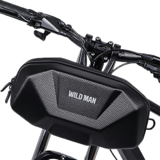 Wildman X9 dviratininko rėmo krepšys 3,5 l juodas