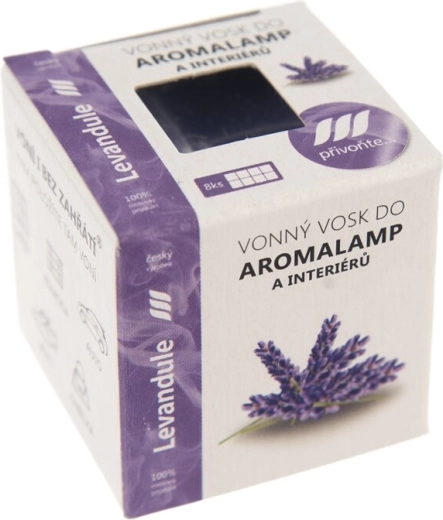 Scented wax cubes lavender 8 pcs (30 g)
