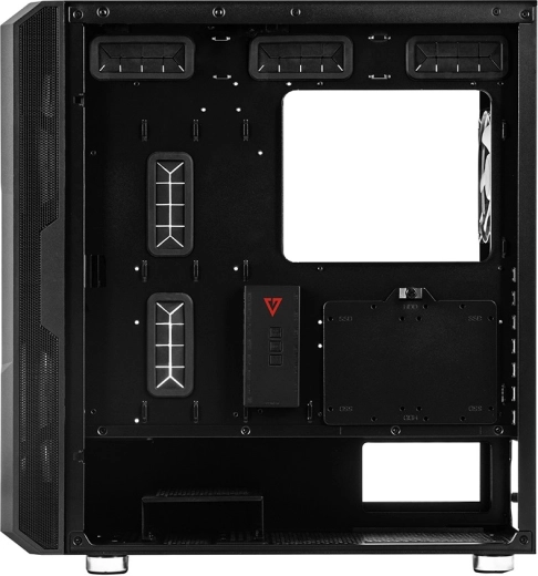 Spacious interior and clean cable management
