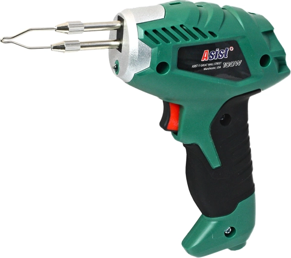 ASIST 100 W Transformer Soldering Gun in Case with Accessories