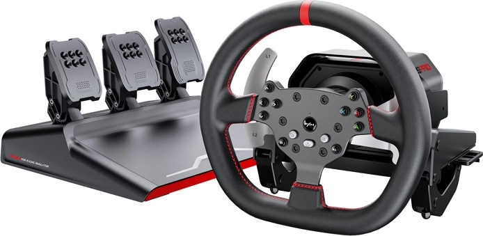 Žaidimų vairas ir pedalai PXN V10 Pro, skirti PC, PS4, Xbox One ir Xbox Series X|S