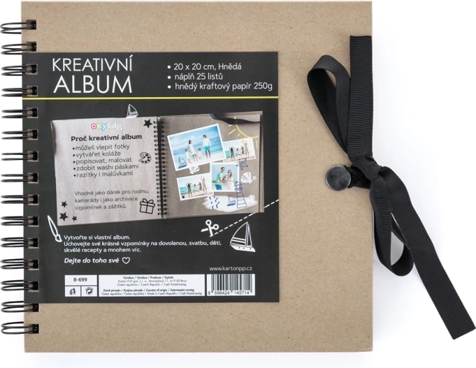 Creative Album Brown 20.5 x 20.5 cm