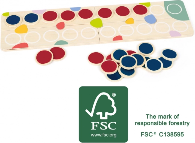 Small Foot medinis edukacinis skaičiuotuvas iš FSC medienos