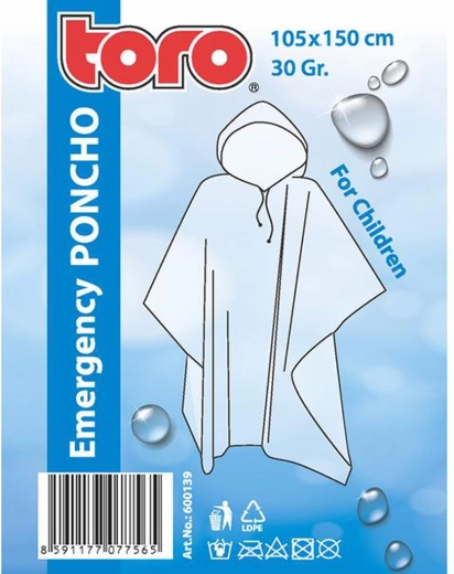 Kids' Poncho Raincoat TORO