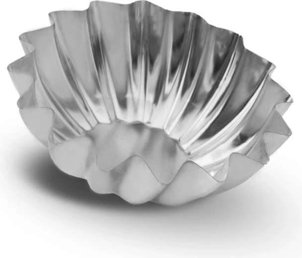 Alavuotų formelių rinkinys tartaletėms (krepšeliams) 10 cm (6 vnt.)