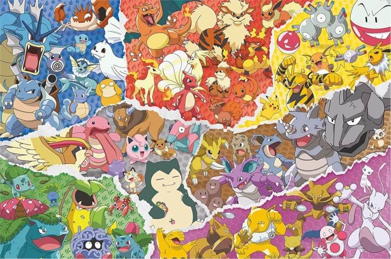 Dėlionė 5000 dalių Pokémon